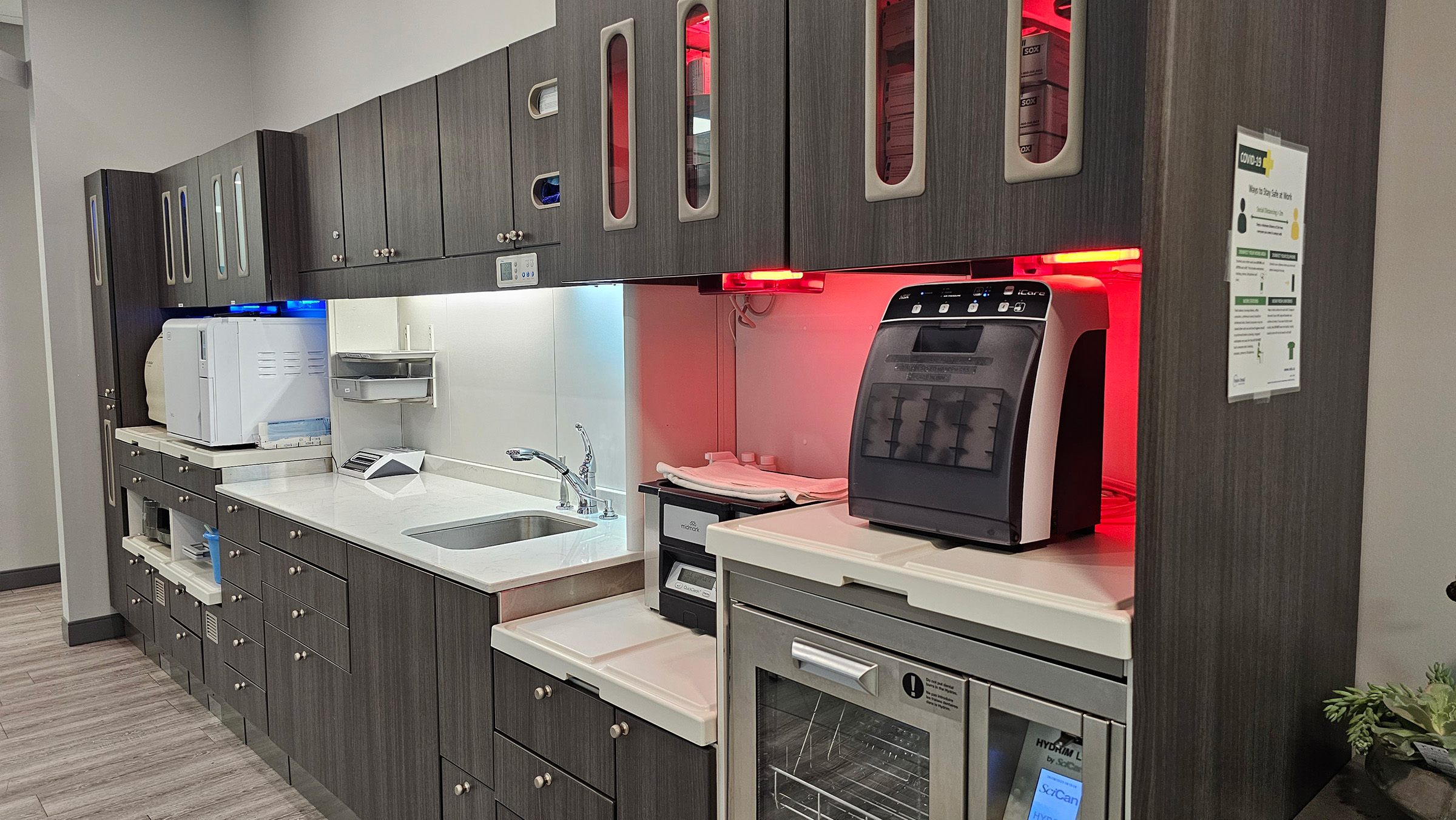 Sterilization Station at St. Catharines Dental Centre